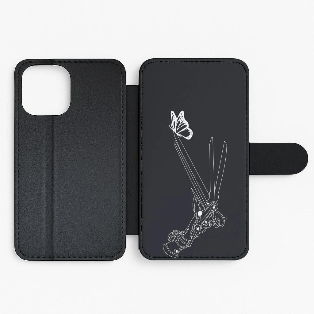 Anti Shock Layer Scissorhands - Scissorhands Flip / Wallet Phone Case