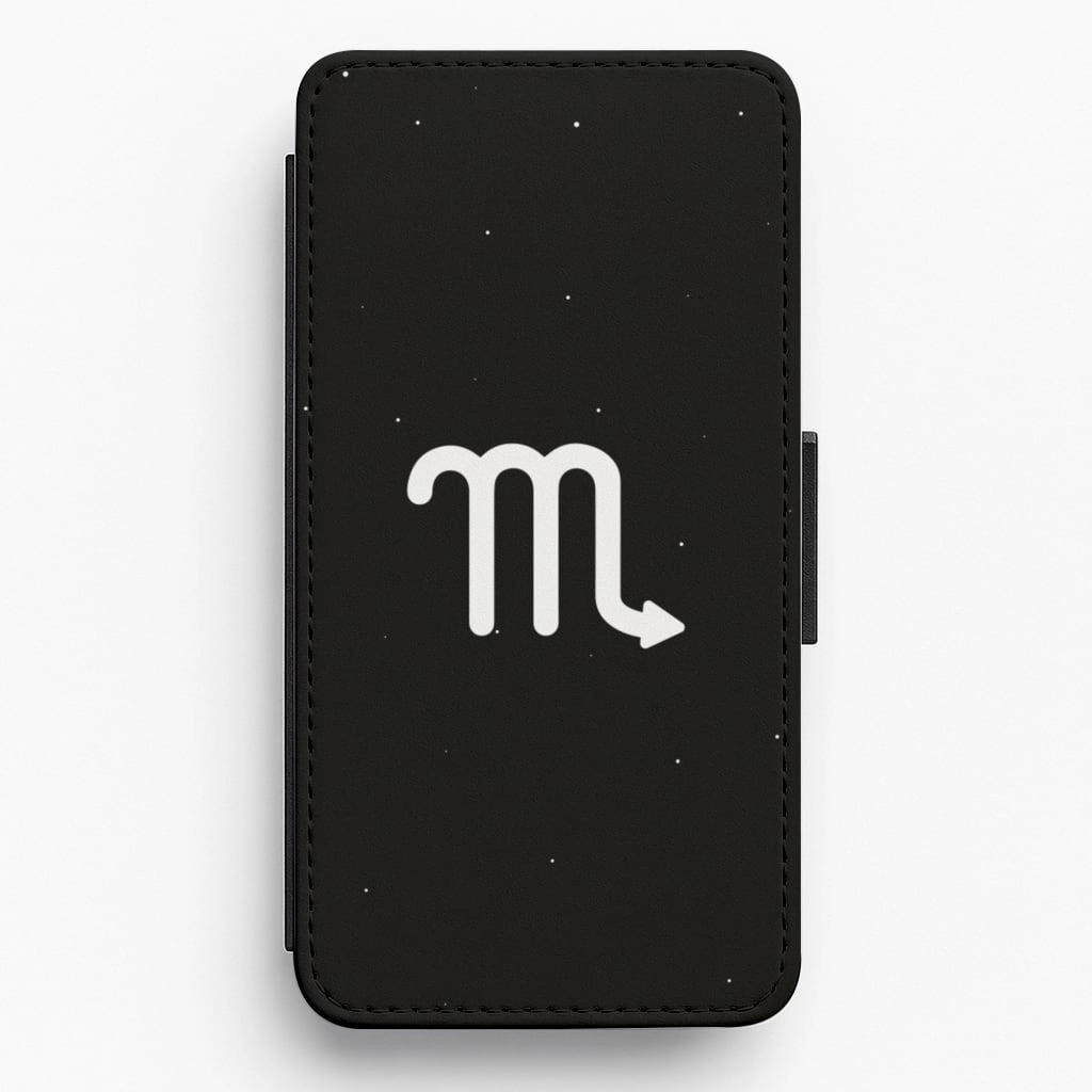 Scorpio - Astrology Flip / Wallet Phone Case Anti Scratch Layer Hybrid Touch