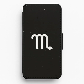 Scorpio - Astrology Flip / Wallet Phone Case Anti Scratch Layer Hybrid Touch