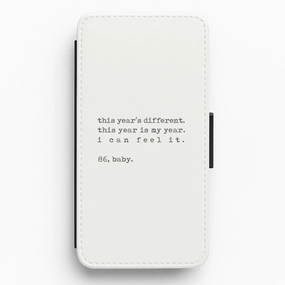 Modern Style Subtle design This Year's Different - Eddie Munson Stranger Flip / Wallet Phone Case
