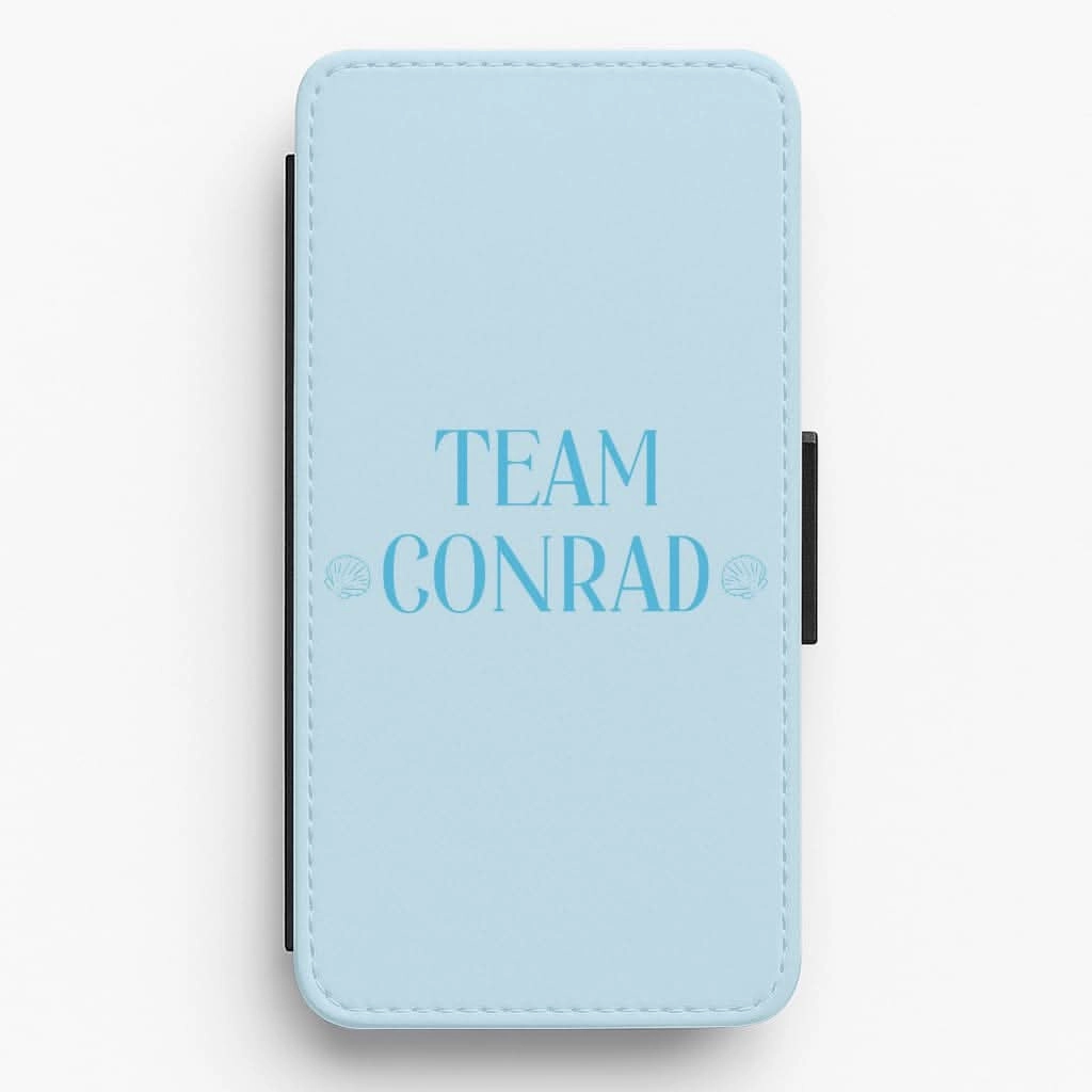 Vibrant pattern Soft Frame Seashells Team Conrad Flip / Wallet Phone Case