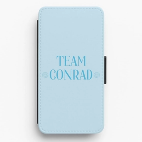 Vibrant pattern Soft Frame Seashells Team Conrad Flip / Wallet Phone Case