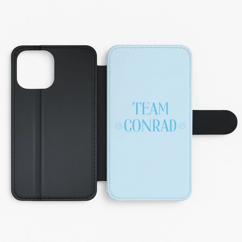 Seashells Team Conrad Flip / Wallet Phone Case Student Gear Shock Frame