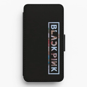 Hybrid Detail Matte Surface Vertical Girl K-Pop Band Logo Flip / Wallet Phone Case