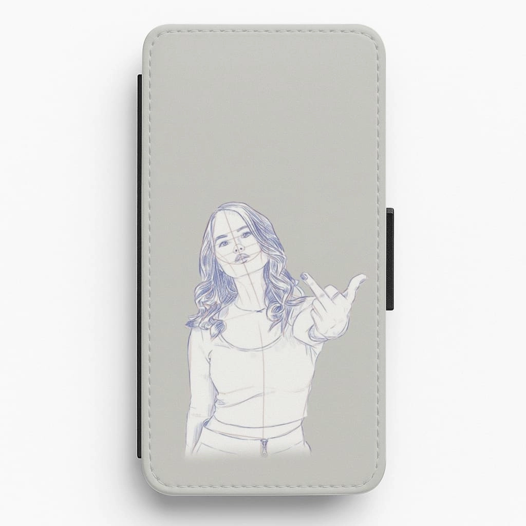 Luxury Accent Hybrid Finish Texture Patty Bladell - Insatiable Flip / Wallet Phone Case