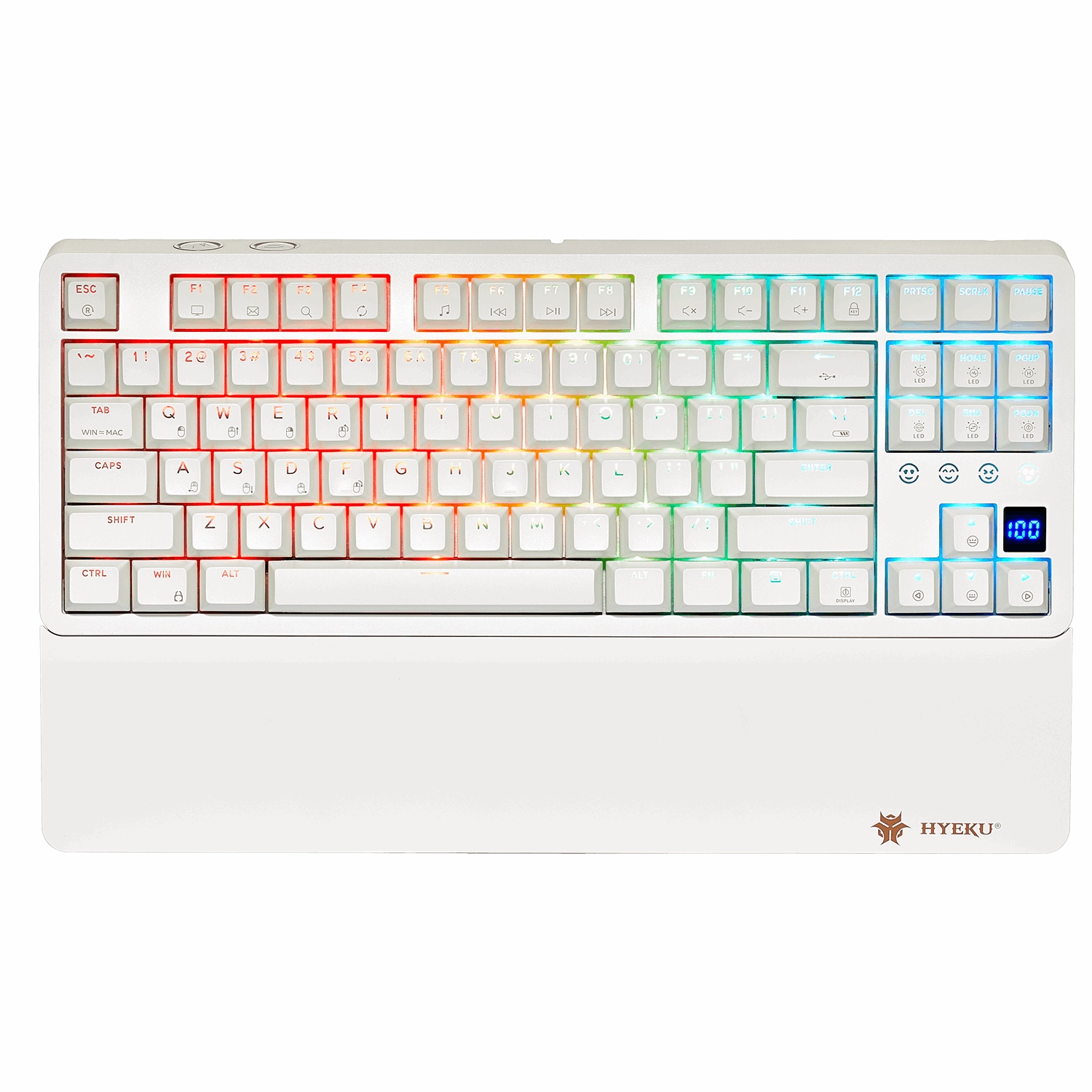 CloudStrike Y3 TKL Wireless RGB Mechanical Gaming Keyboard Brass Stabilizer Software Driven Control