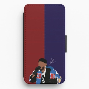 Protective Frame Water Resistant Kendrick Signature Flip / Wallet Phone Case