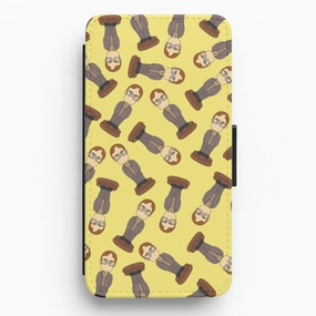 Ergonomic grip Dwight Pattern Flip / Wallet Phone Case