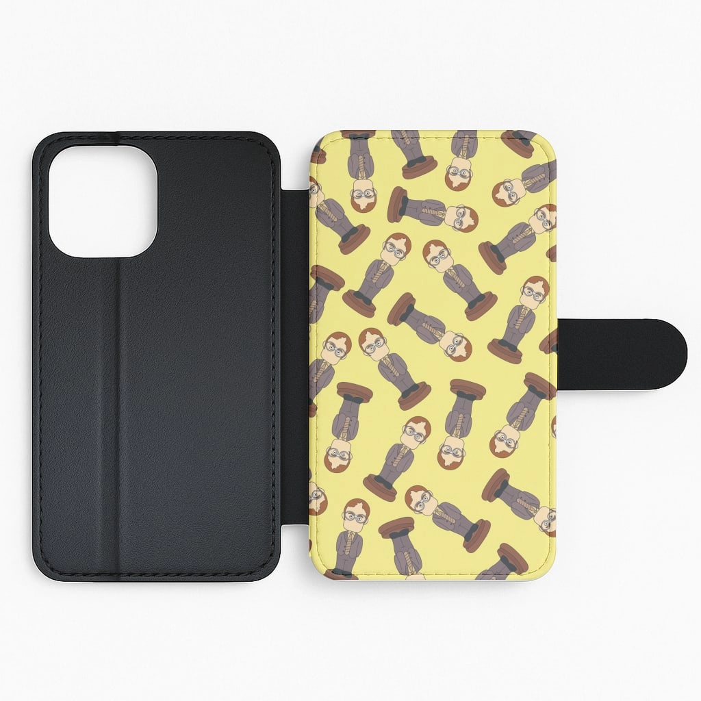 Dwight Pattern Flip / Wallet Phone Case Vivid colors