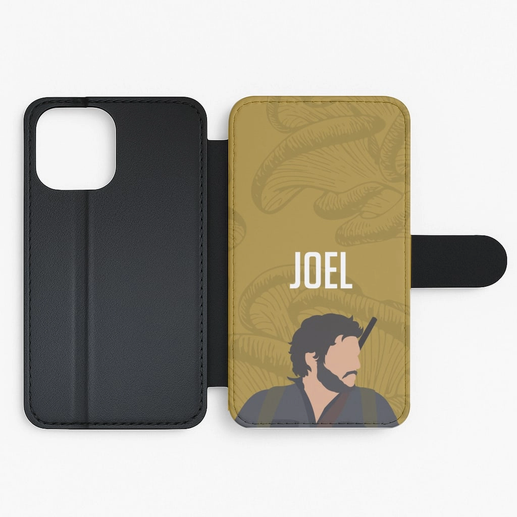 Joel Mushroom Pattern Flip / Wallet Phone Case slim fit Wireless Compatible