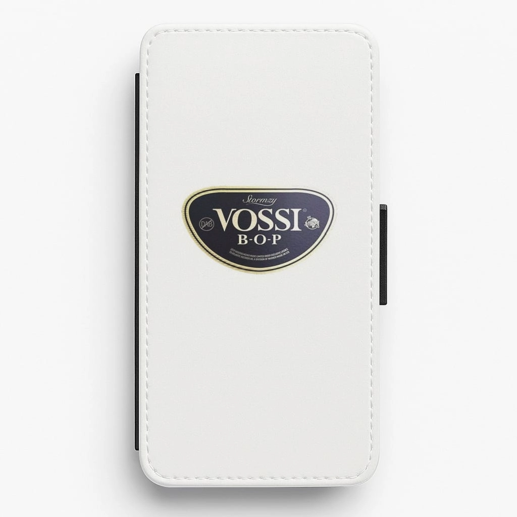 White Vossi BOP - Stormzy Flip / Wallet Phone Case Everyday Use