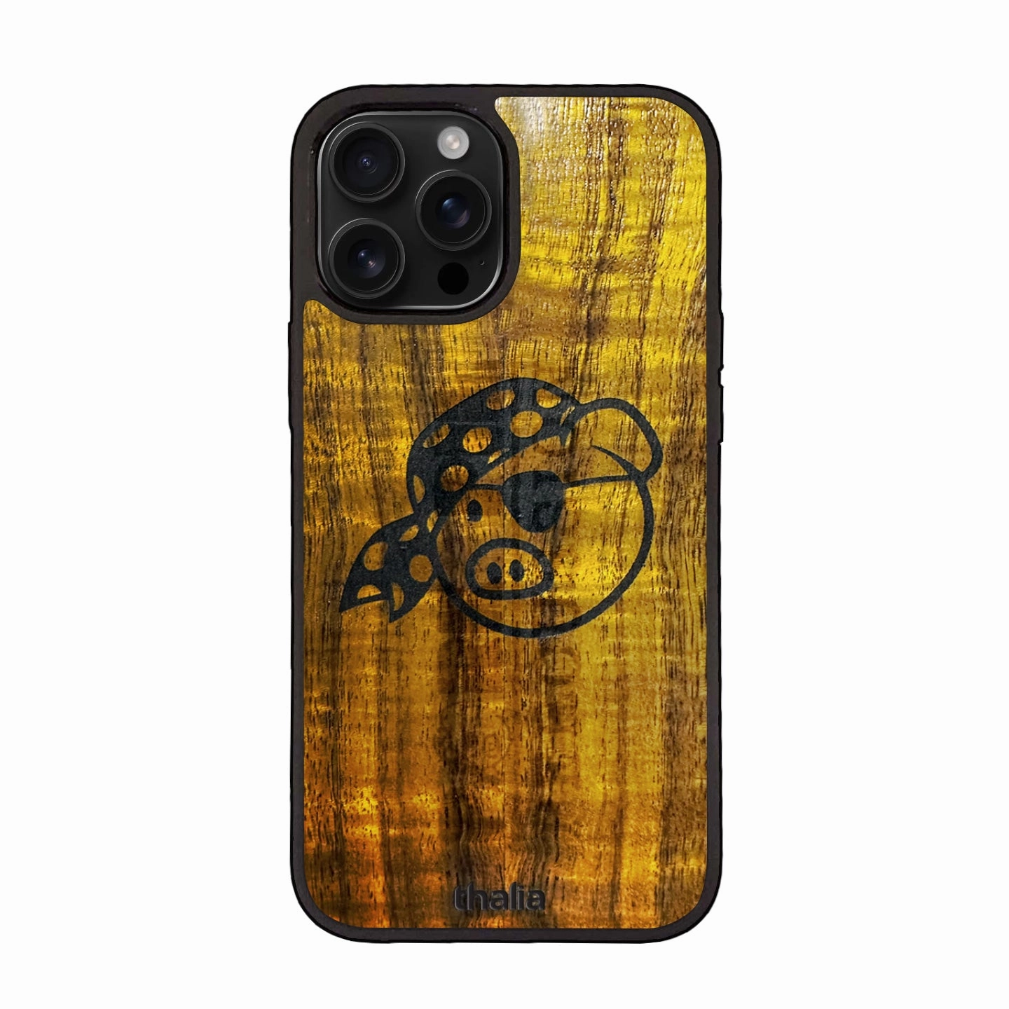Ergonomic Shape Shock Guard Pork Pie Pig | iPhone Case