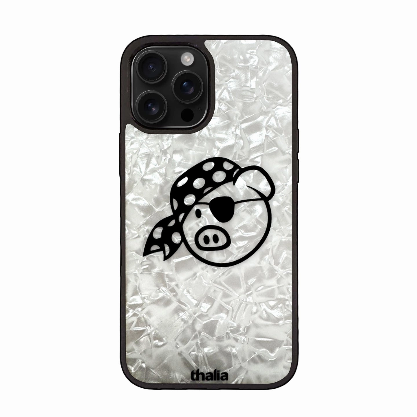 Handcrafted Design Pork Pie Pig | iPhone Case