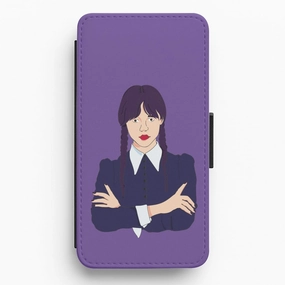 Wednesday Addams Wednesday Flip / Wallet Phone Case Elegant Craft