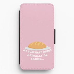 Urban Design My Soulmate Might Actually Be Carbs Flip / Wallet Phone Case