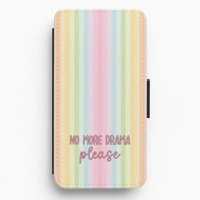 No More Drama Please Flip / Wallet Phone Case Soft edges