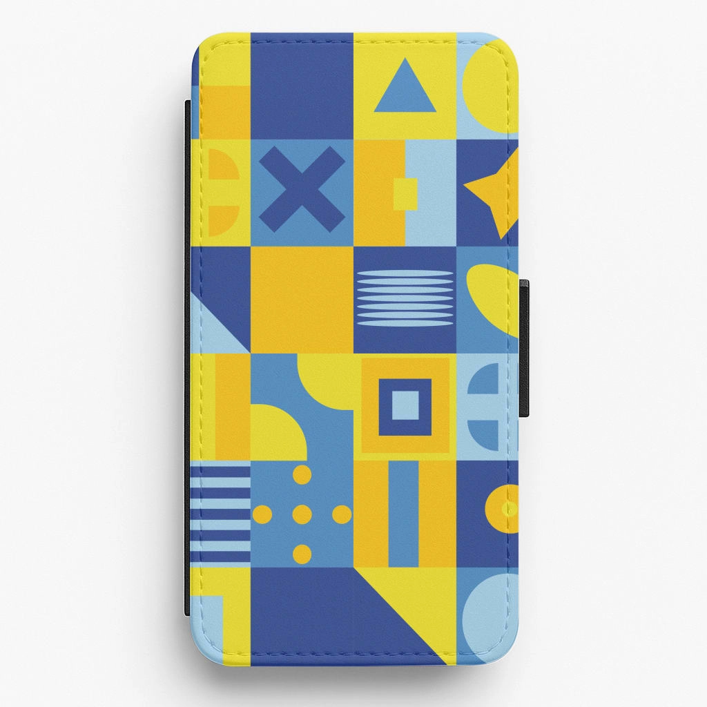 Abstract Pattern 19 Flip / Wallet Phone Case Strong Frame