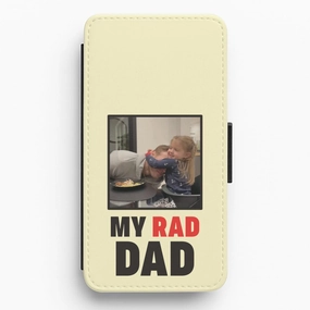 Compact Edge My Rad Dad Personalised Flip / Wallet Phone Case
