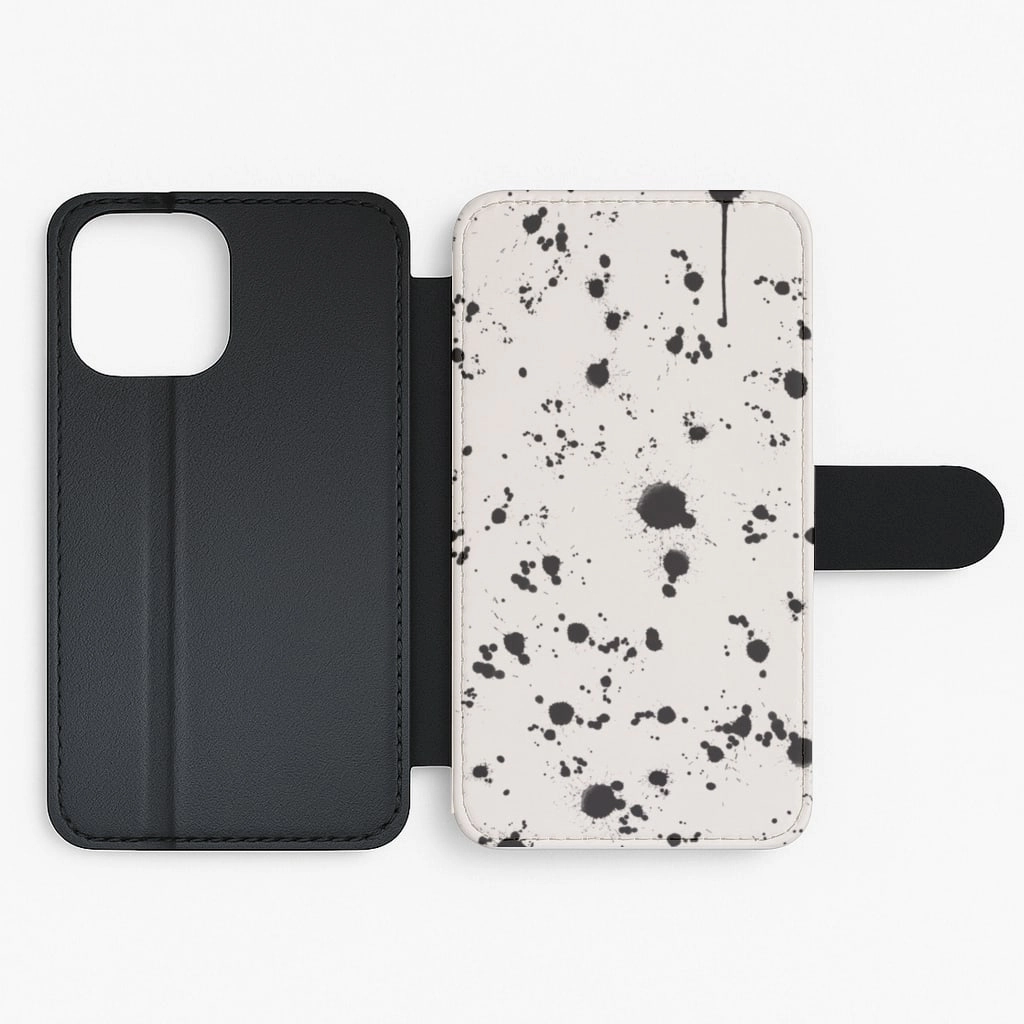 Impact Resistant Polished Layer Abstract Pattern XI Flip / Wallet Phone Case