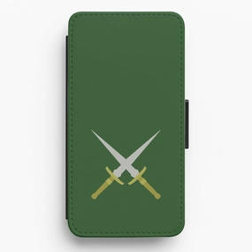 Double Daggers Flip / Wallet Phone Case Comfort Pattern Texture