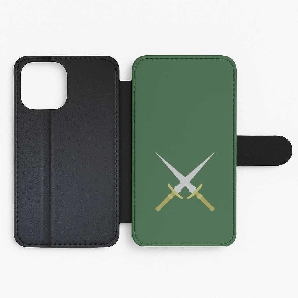Minimal Grip Double Daggers Flip / Wallet Phone Case
