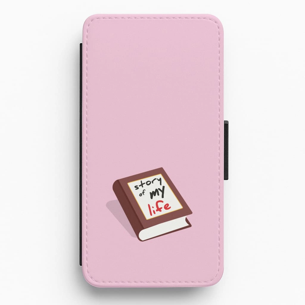 Story Of My Life Flip / Wallet Phone Case Tough Frame Smooth Pattern