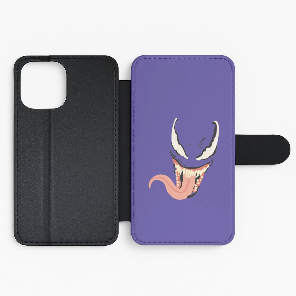 Venom Flip / Wallet Phone Case Rugged Frame Design clean design