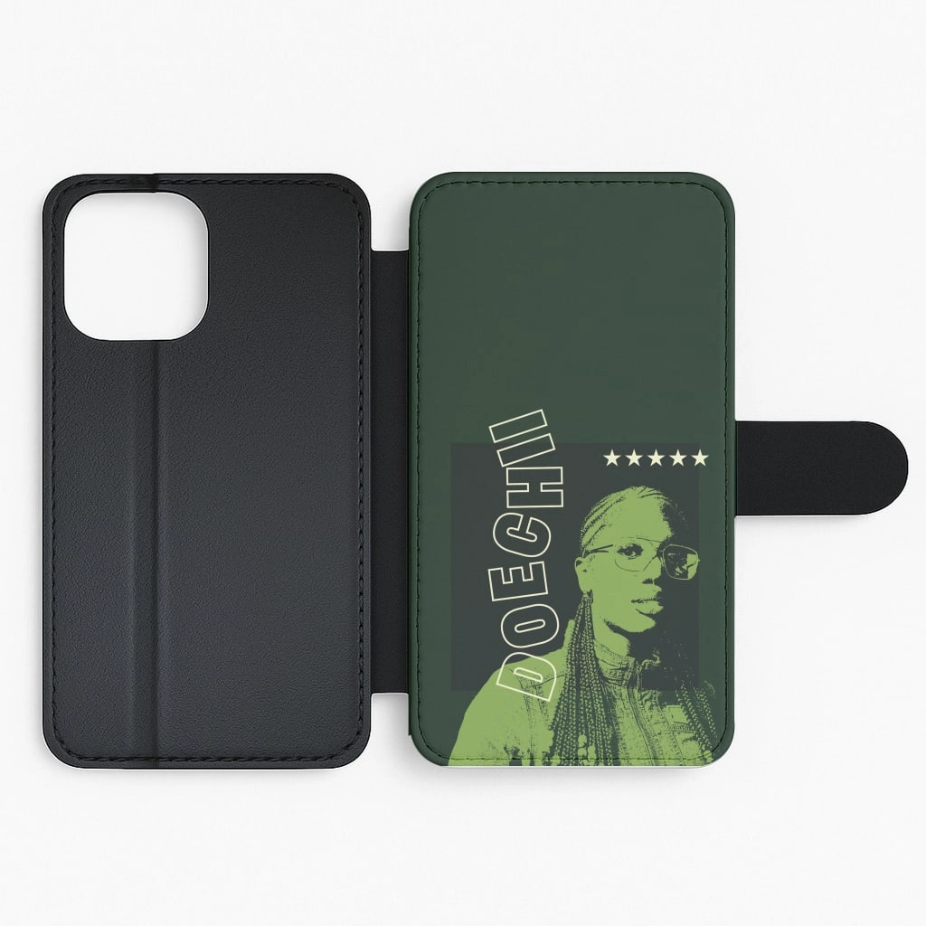 Rapper Collage Flip / Wallet Phone Case Hybrid Texture Design Stylish Texture