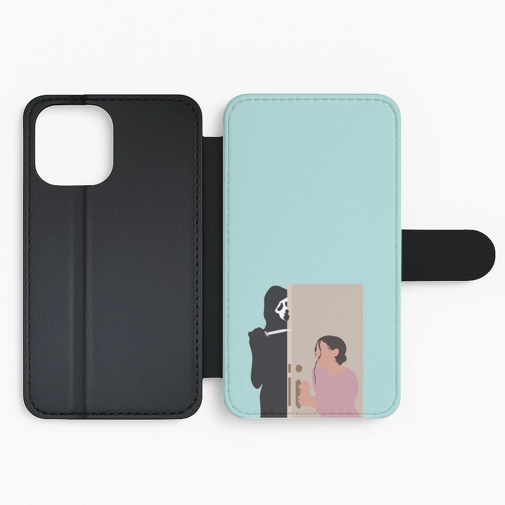 Tara And Ghostface - Scream Flip / Wallet Phone Case Handy Use