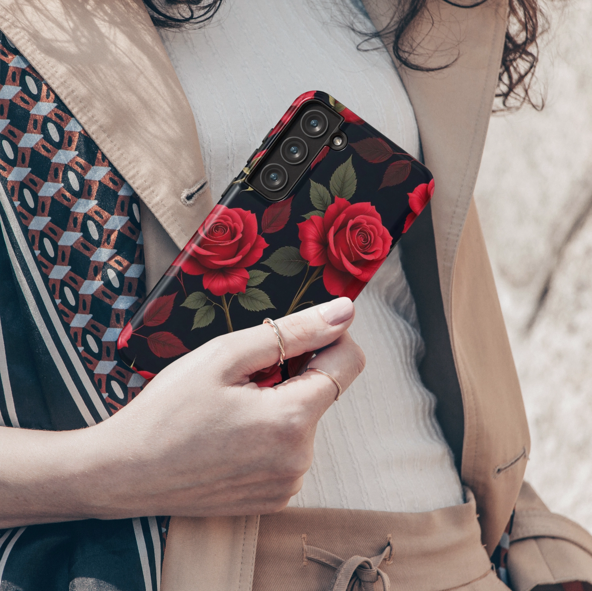 Unique Pattern Crimson Mood