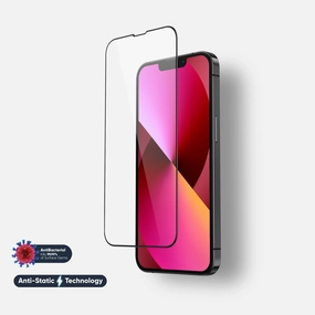 NanoArmour for iPhone 13 Screen Protector Antimicrobial Anti-Dust Edge-to-Edge iphone screen protection Smooth Touch Guard