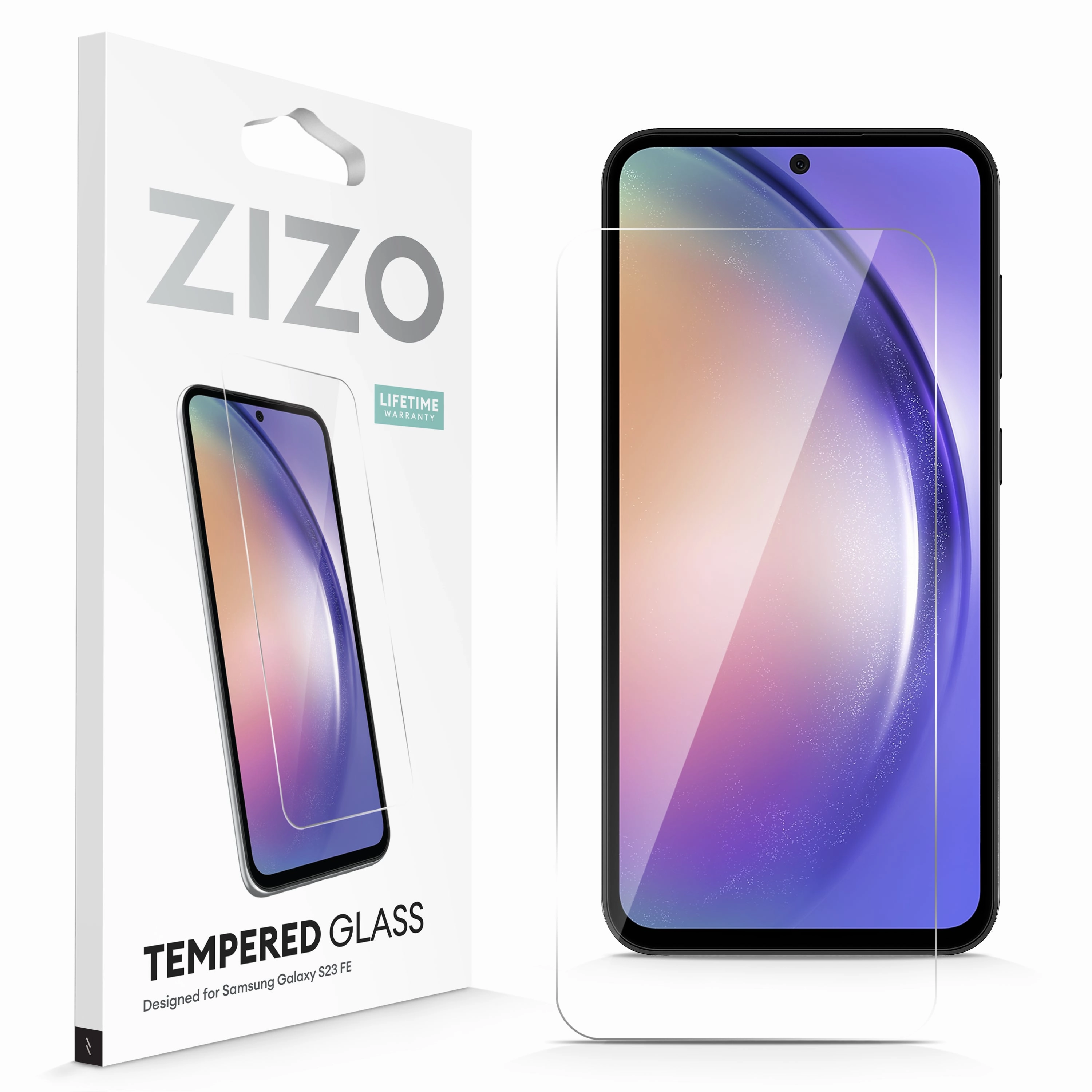 Shockproof Edge Strong protection ZIZO TEMPERED GLASS Screen Protector for Galaxy S23 FE - Clear