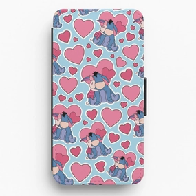 Donkey and Pig Pattern Valentine's Flip / Wallet Phone Case Luxury Texture Finish Daily Essential