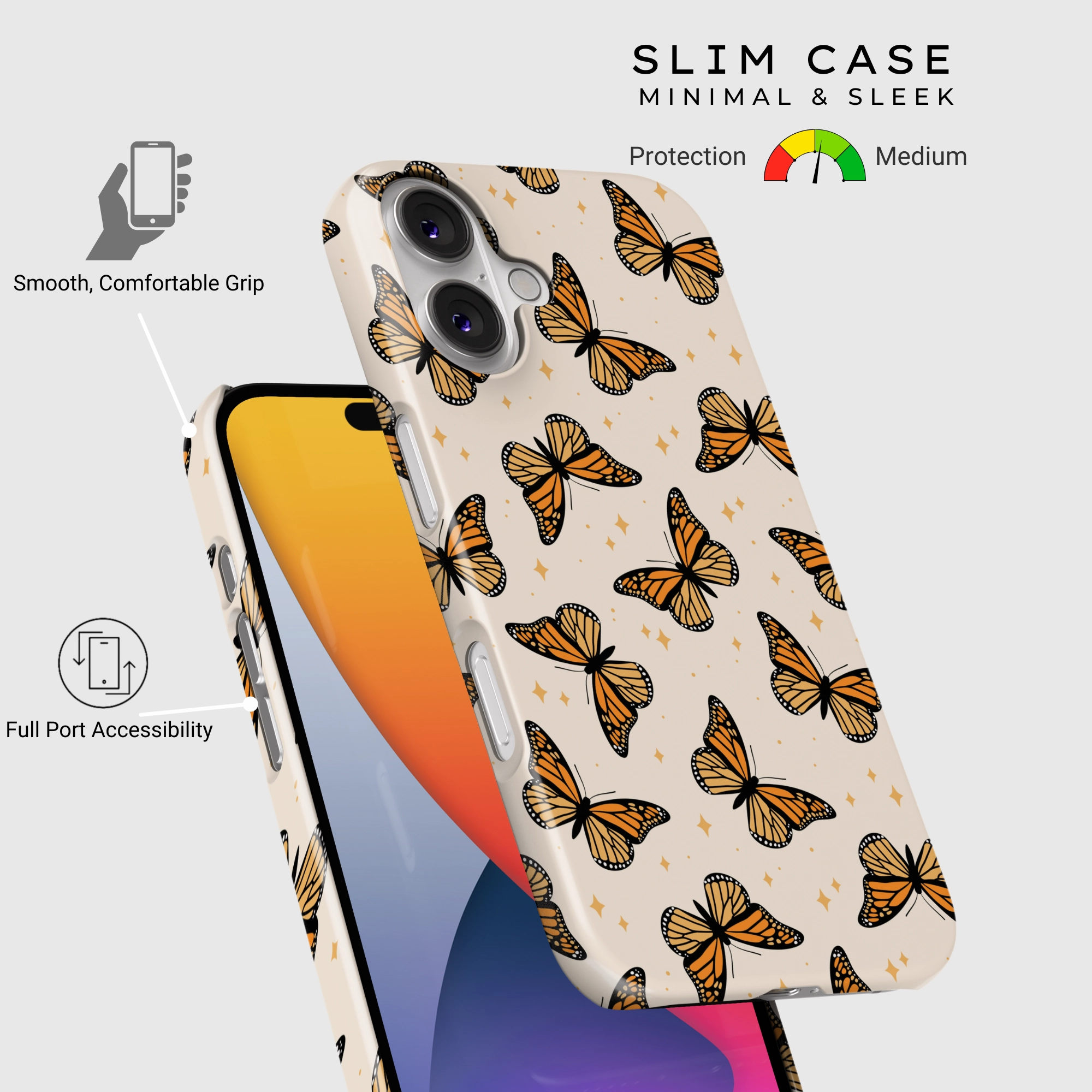 Wings Bloom Colorful Pattern