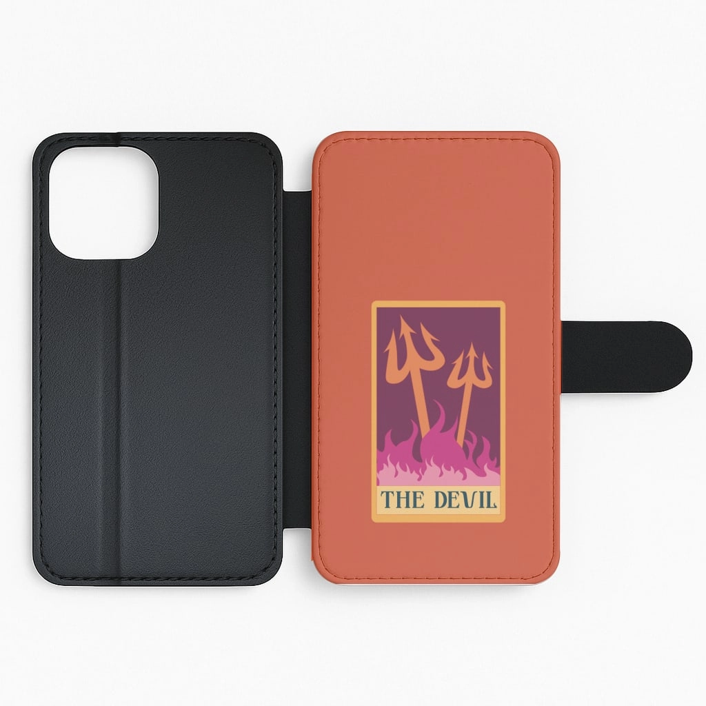 The Devil - Tarot Cards Flip / Wallet Phone Case Everyday Look Protective cover