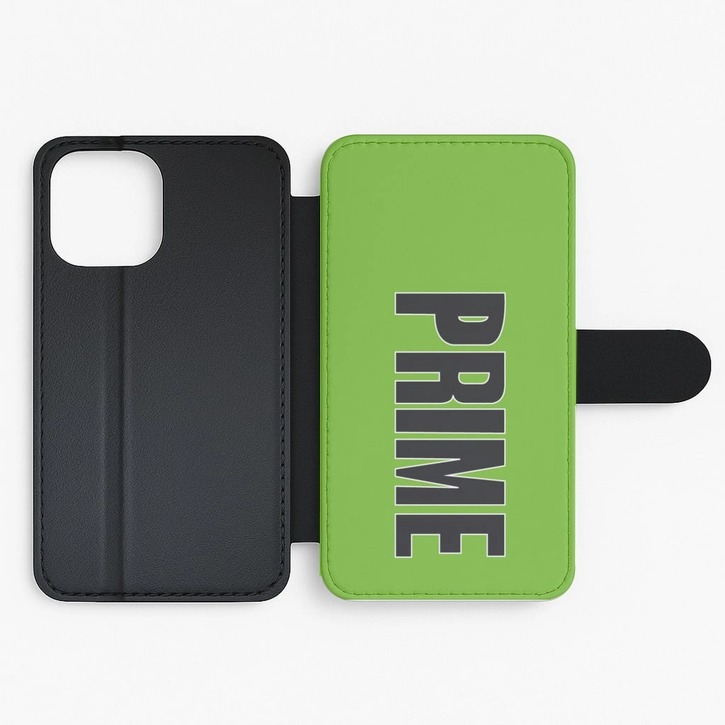 Prime - Green Flip / Wallet Phone Case Refined Style