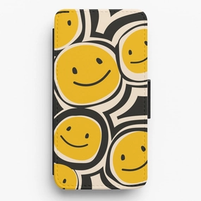 Smiley - Skate Aesthetic  Flip / Wallet Phone Case Polished Look Light Build