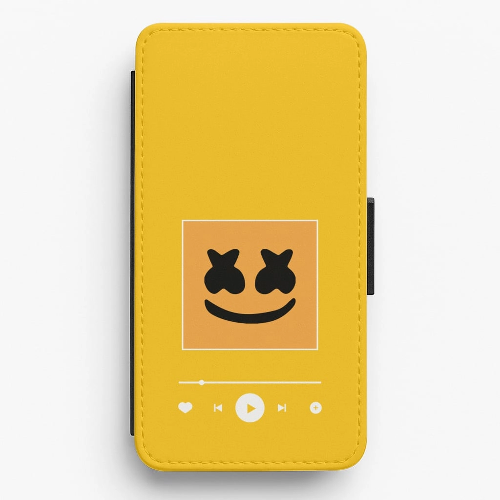 Vivid Detail Helmet DJ Album Cover Flip / Wallet Phone Case