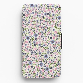 Subtle design Classic Style Floral Pattern - Floral Flip / Wallet Phone Case