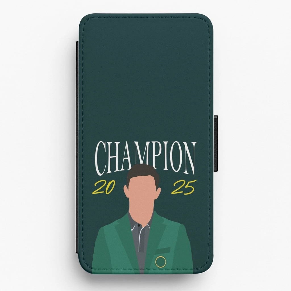Portable Shield Colorful Accent Champion 2025 Rory Flip / Wallet Phone Case