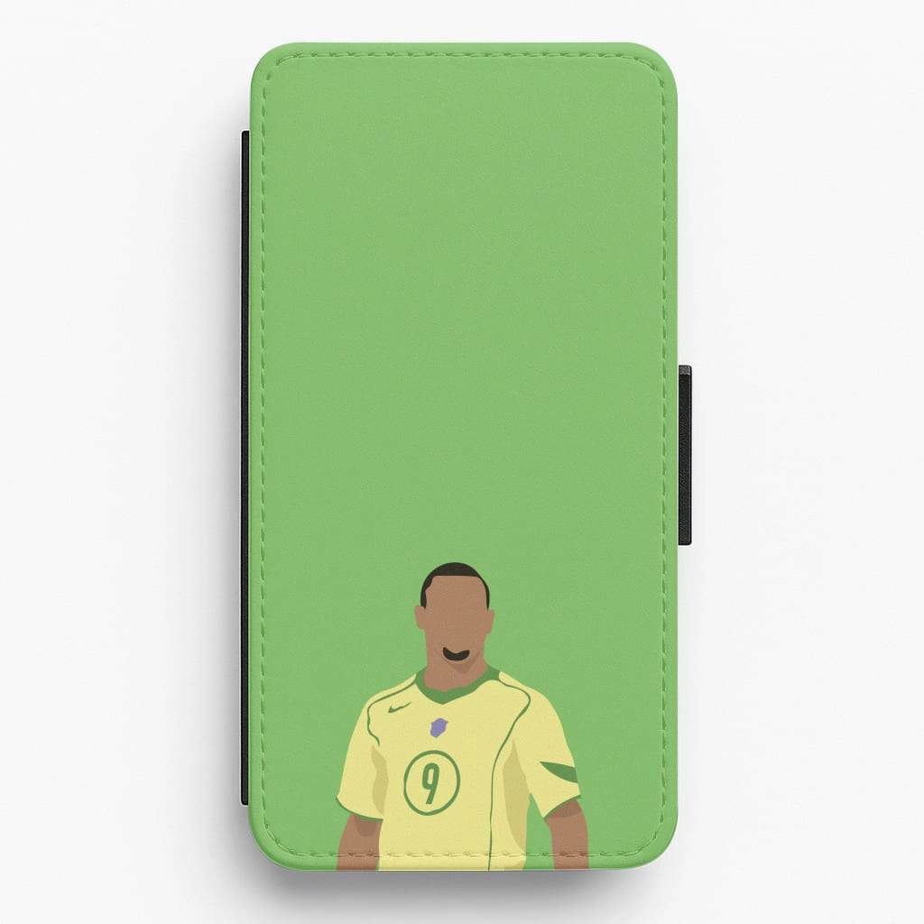 Compact Texture Layer R9 Ronaldo - Football Flip / Wallet Phone Case