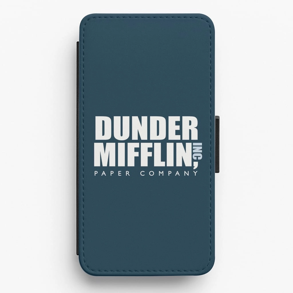 Unique Artwork Dunder Logo Flip / Wallet Phone Case