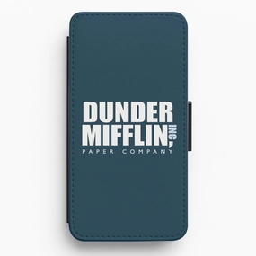 Unique Artwork Dunder Logo Flip / Wallet Phone Case