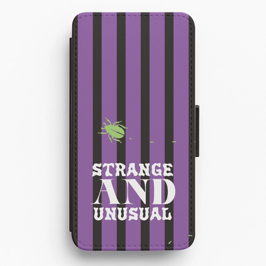 Shock Proof Trendy Pattern Strange And Unusual Flip / Wallet Phone Case