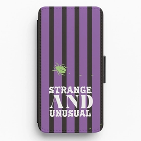 Shock Proof Trendy Pattern Strange And Unusual Flip / Wallet Phone Case