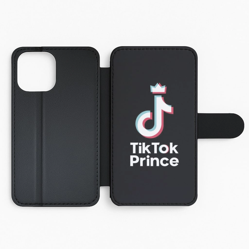 Stylish Detail TikTok Prince Flip / Wallet Phone Case