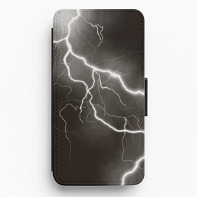 Slim Texture Gloss Finish Lightning Flip / Wallet Phone Case