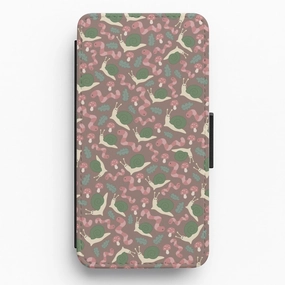 Portable Layer Snails - Animal Patterns Flip / Wallet Phone Case
