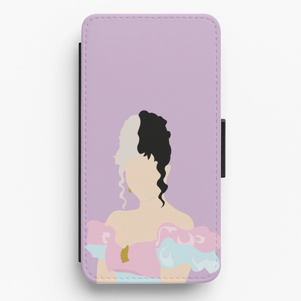 Blue And Pink Dress Flip / Wallet Phone Case Flexible Build Form Modern Grip
