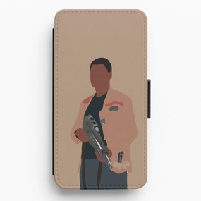 Finn - Star Wars Flip / Wallet Phone Case Comfort Edge Texture